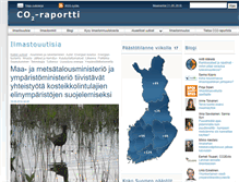 Tablet Screenshot of co2-raportti.fi